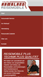 Mobile Screenshot of hamaland-reisemobile.de